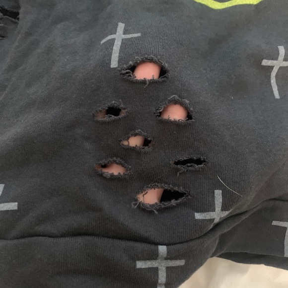 Distressed Sweatshirt - Size Small - Picture 2 of 3